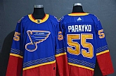 Blues 55 Colton Parayko Blue Adidas Jersey,baseball caps,new era cap wholesale,wholesale hats